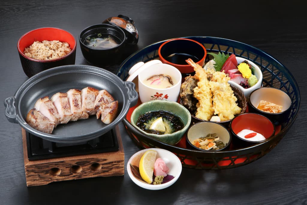 花籠あぐー豚陶板御膳